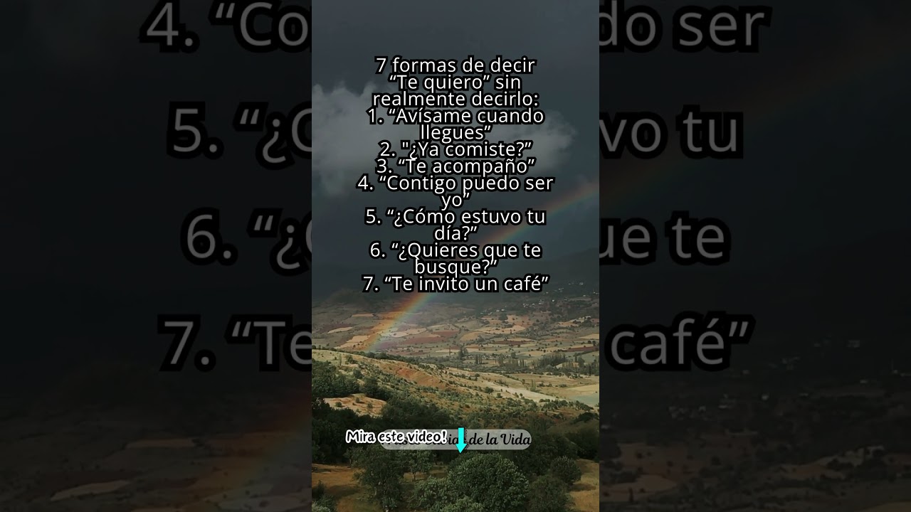 40 formas de decir te quiero sin decirlo