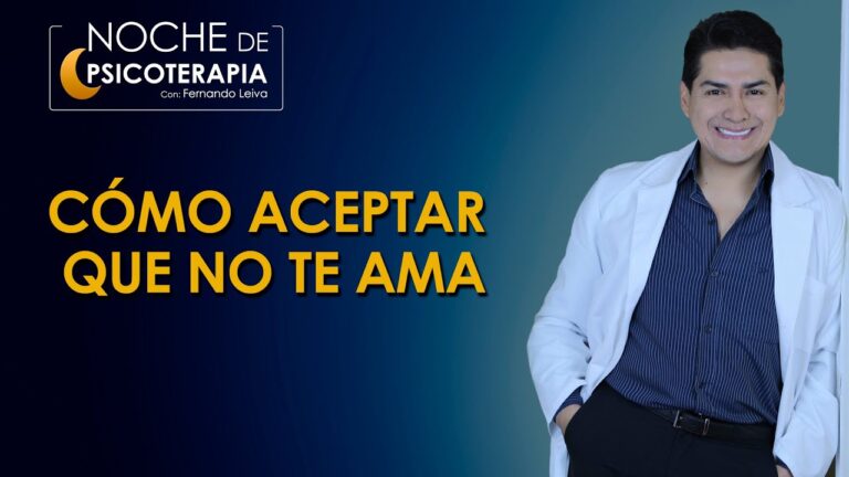 aceptar que no te quiere