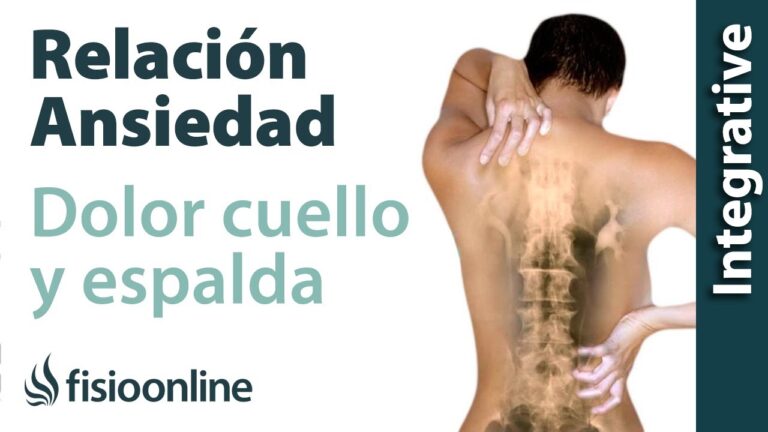 ansiedad y dolor de espalda
