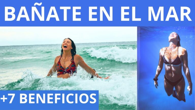 beneficios bañarse en el mar
