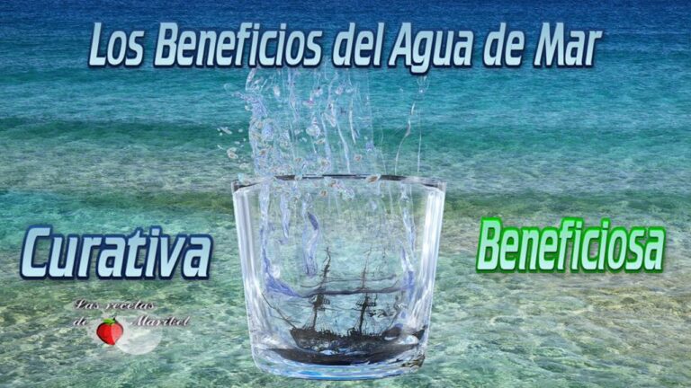 beneficios del agua del mar