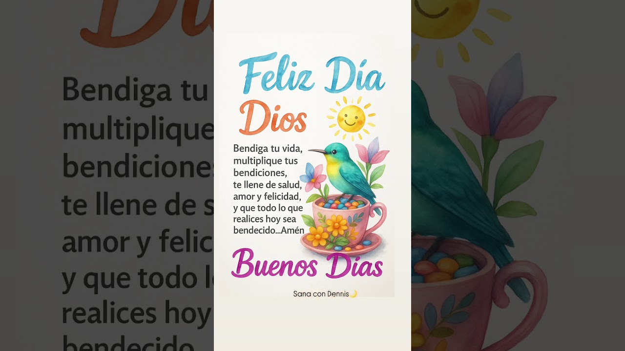 buenos días para una amiga especial