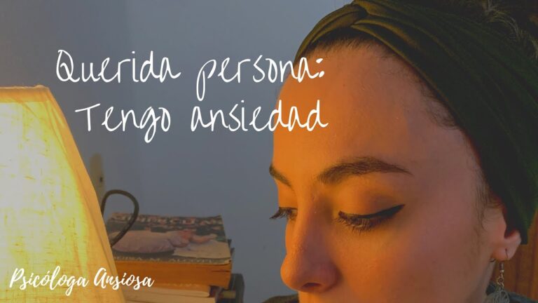 carta de una persona con ansiedad a su pareja