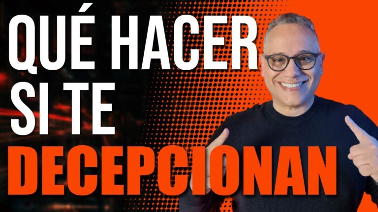 como actuar con una persona que te ha decepcionado