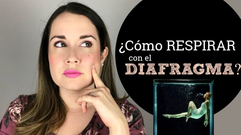 como respirar con el diafragma