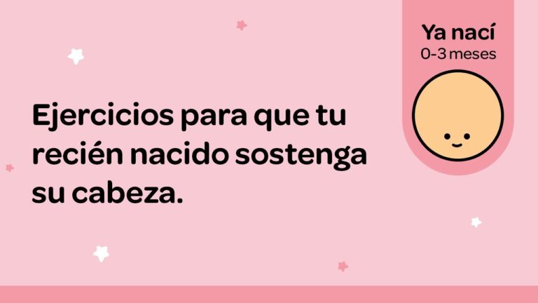 cuando aguanta la cabeza un bebe