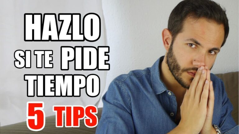 cuando un hombre te pide tiempo para pensar