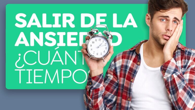 cuanto tarda en desaparecer la ansiedad generalizada