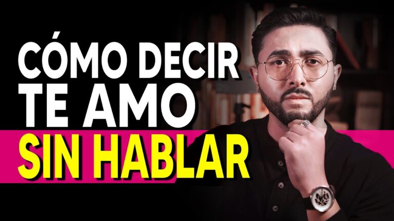 decir te quiero sin decirlo