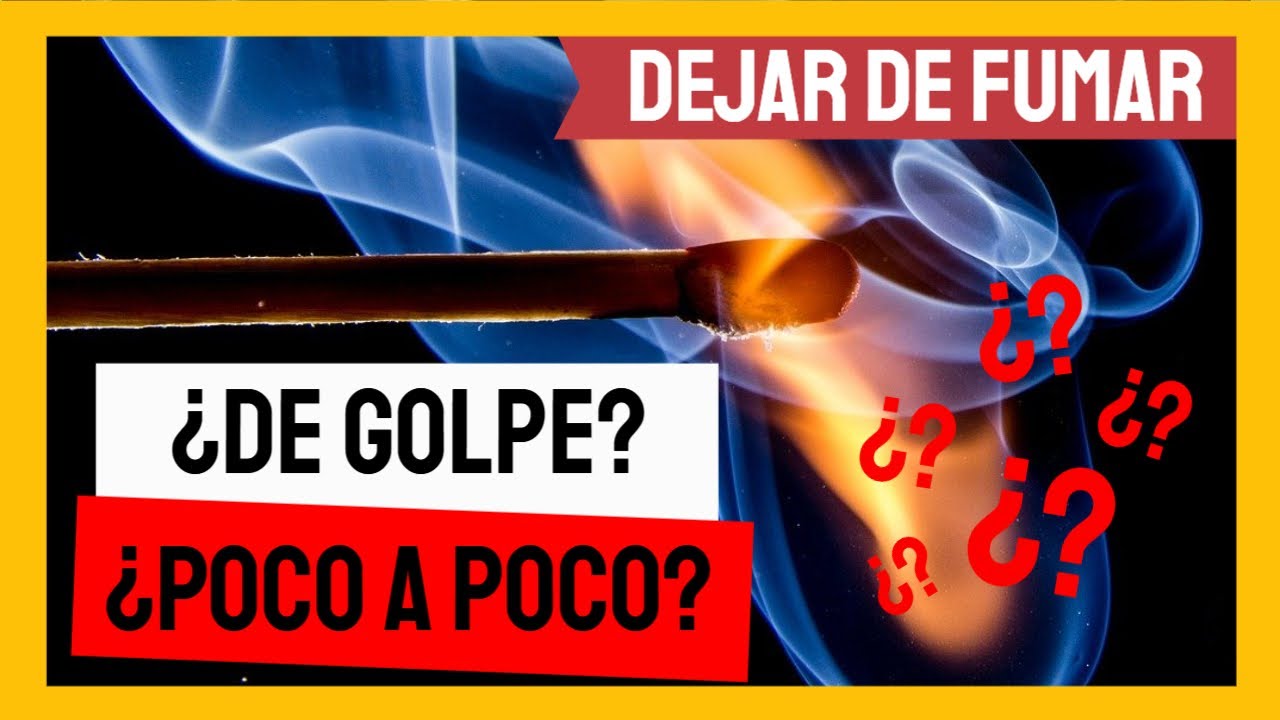 dejar de fumar poco a poco