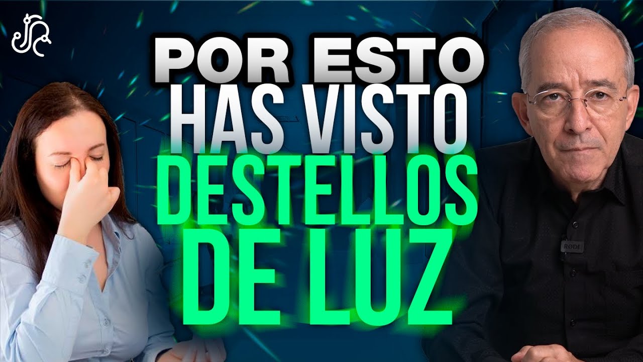 destellos de luz en los ojos por estrés