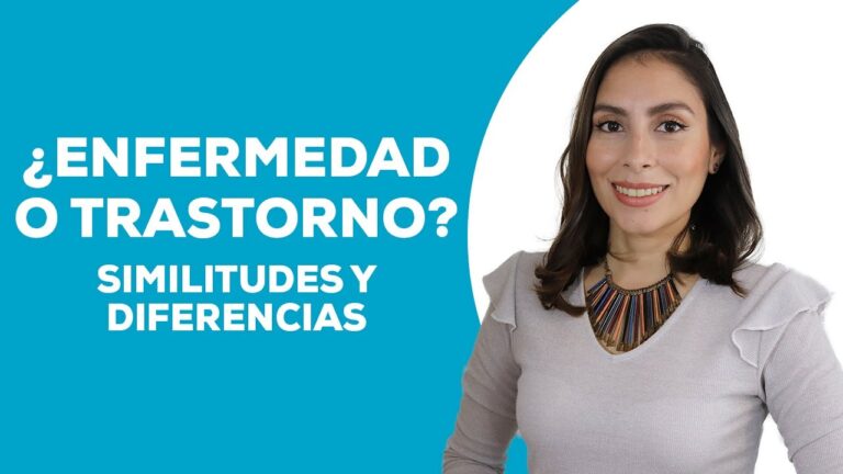 diferencias entre trastorno y enfermedad mental