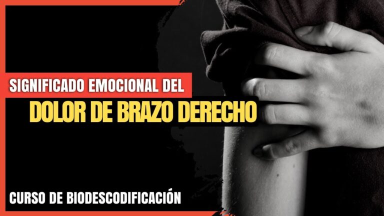 dolor brazo derecho significado emocional