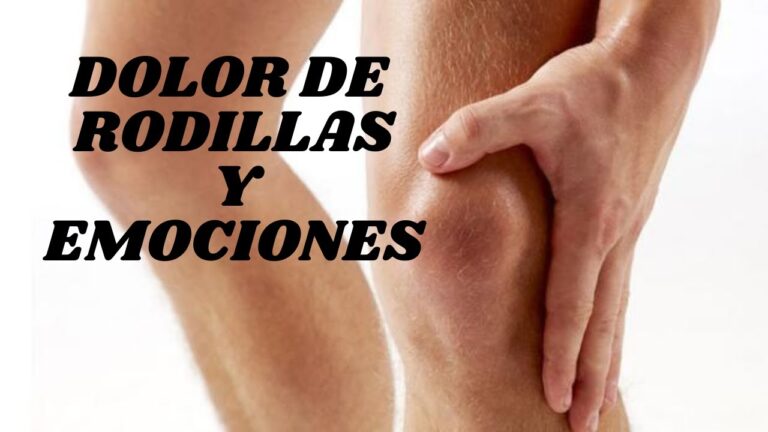 dolor rodilla izquierda significado emocional