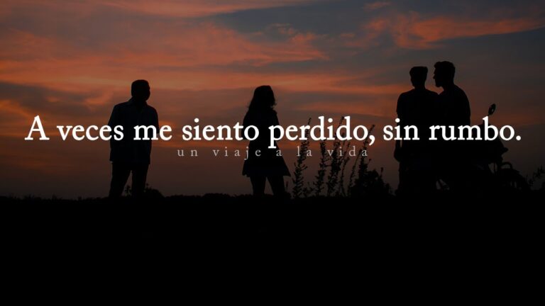 estar perdido en la vida