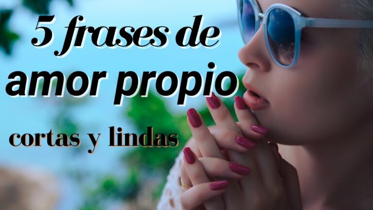 frase bonita de amor propio