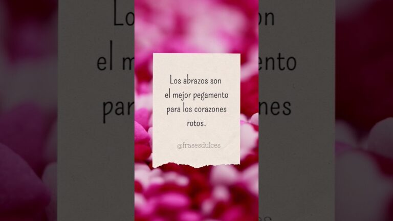 frase de abrazo de amor