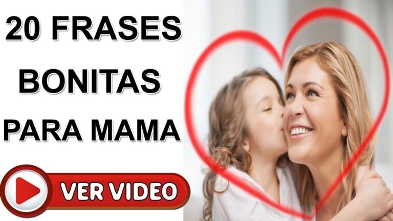 frases bonitas para tu madre