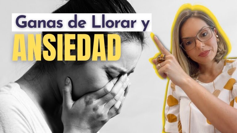 llorar es bueno para la ansiedad