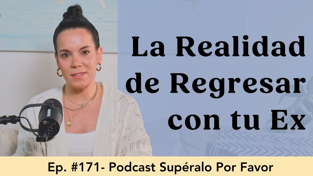 me he dado cuenta que quiero a mi ex