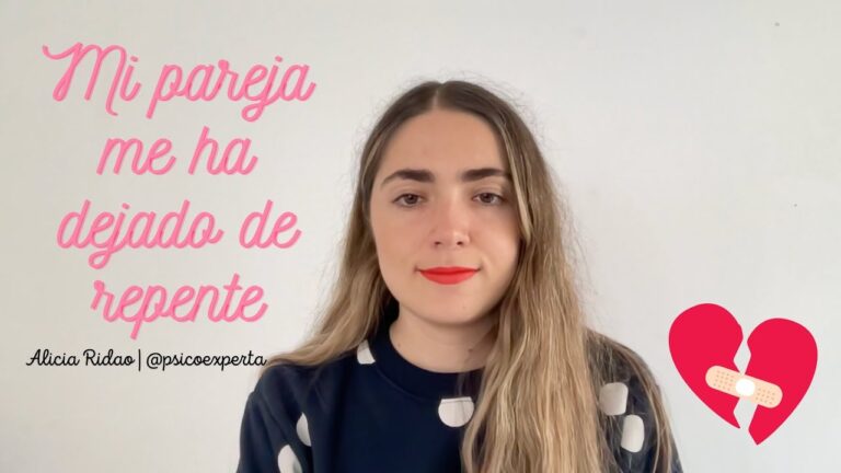 mi pareja me ha dejado de repente