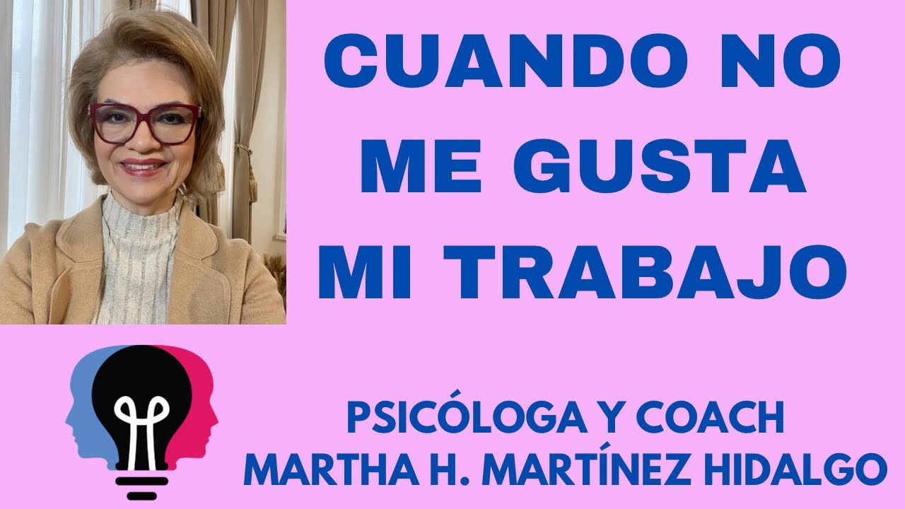no me gusta mi trabajo