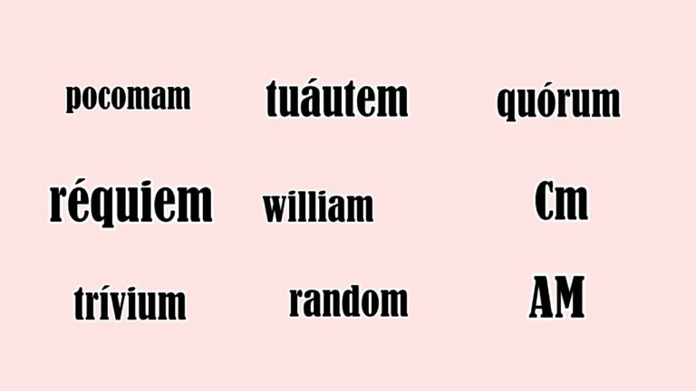 palabras que terminan en m