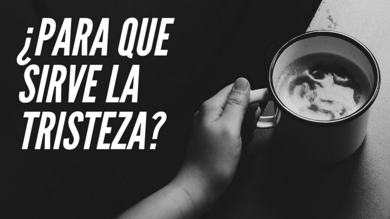 para q sirve la tristeza