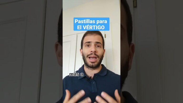 pastillas para el vertigo mareo