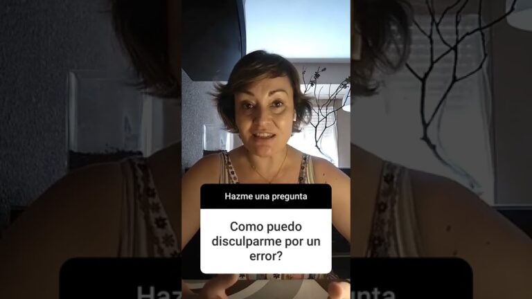 pedir disculpas por un error