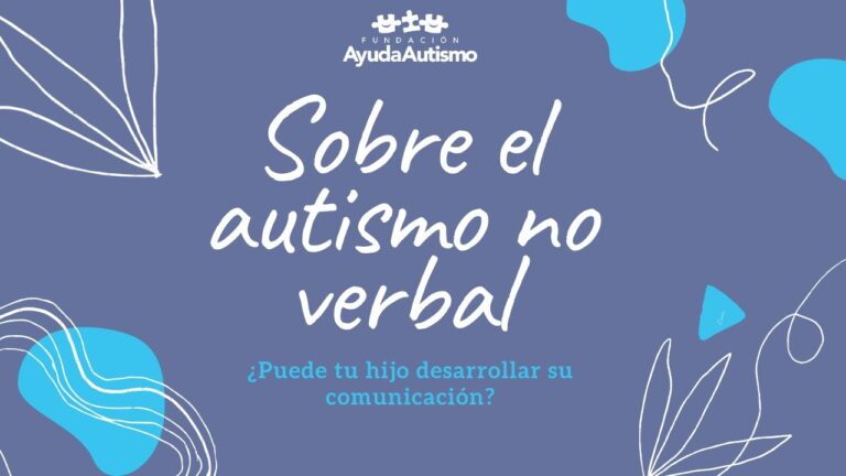 qué es autista no verbal