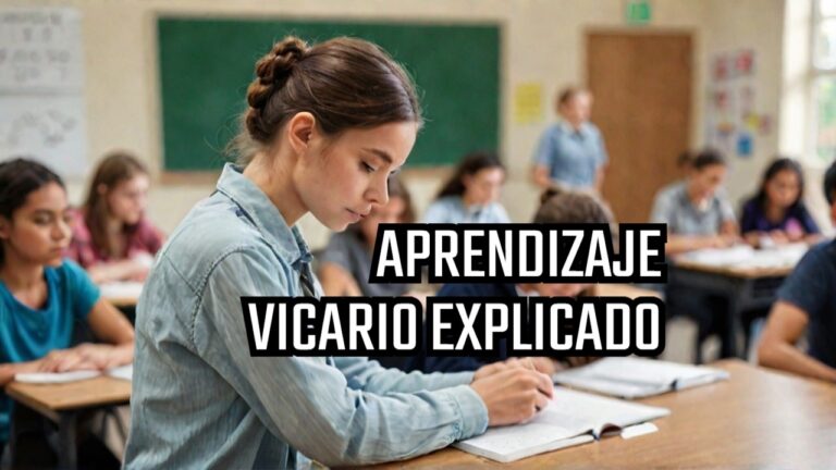 que es el aprendizaje vicario