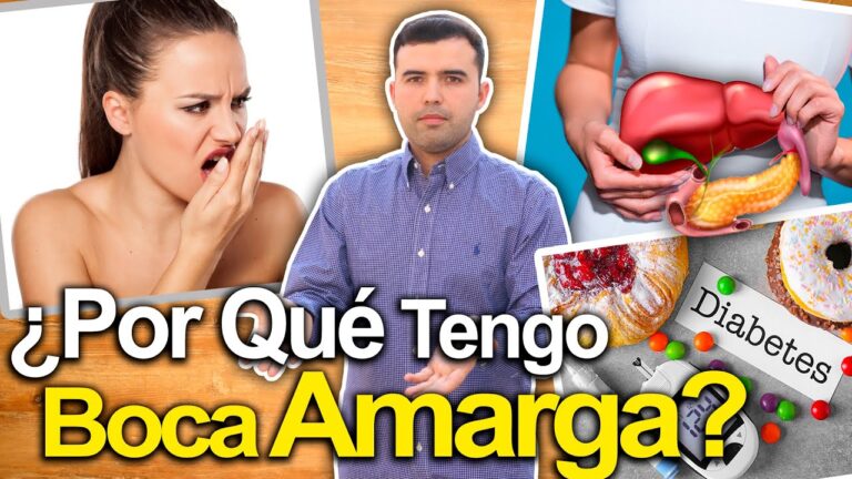 sabor amargo en la boca ansiedad