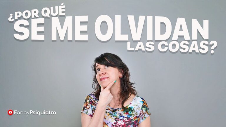 se me olvidan las cosas