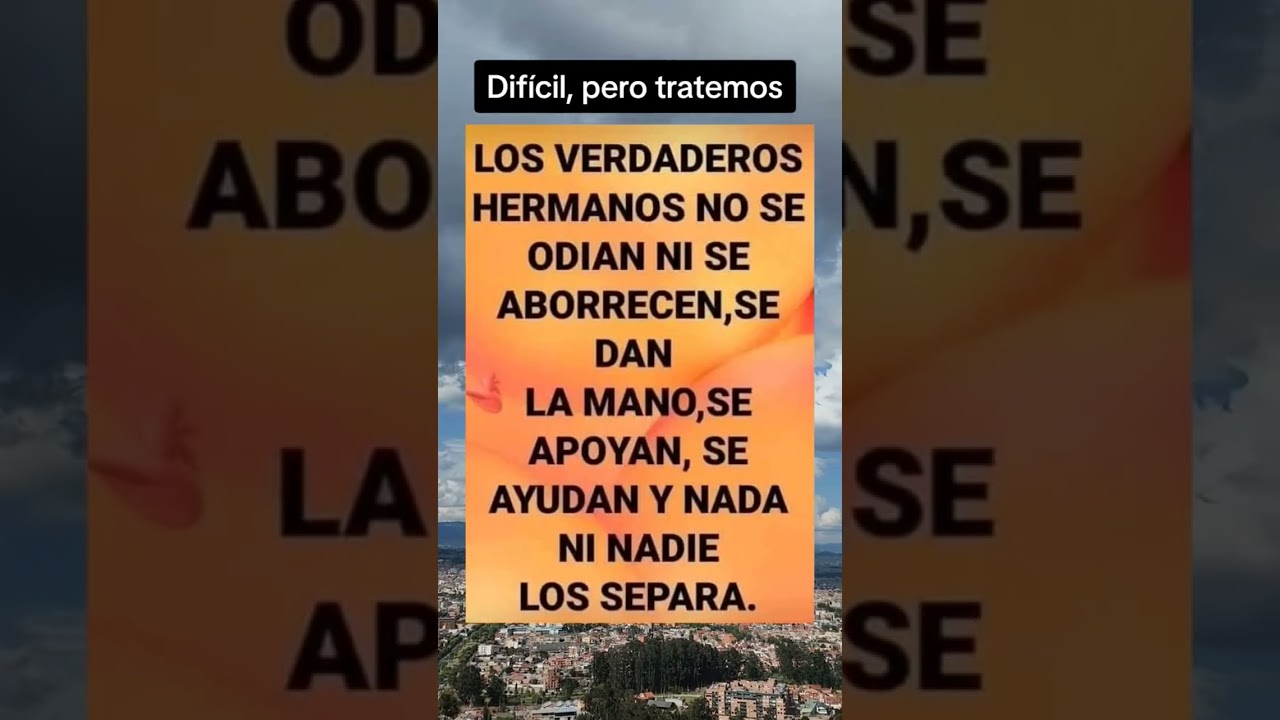 se puede renegar de un hermano