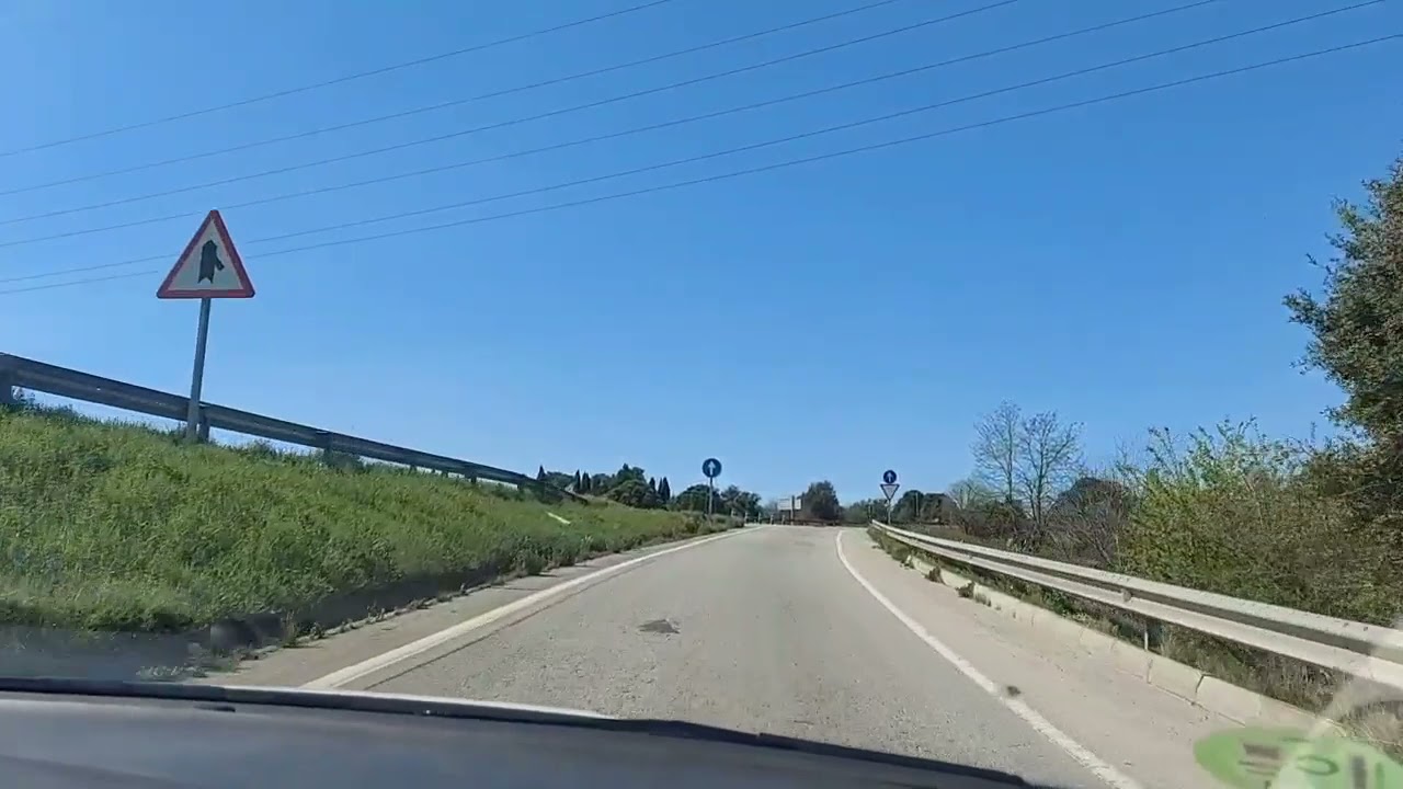 señal cambio de sentido a distinto nivel