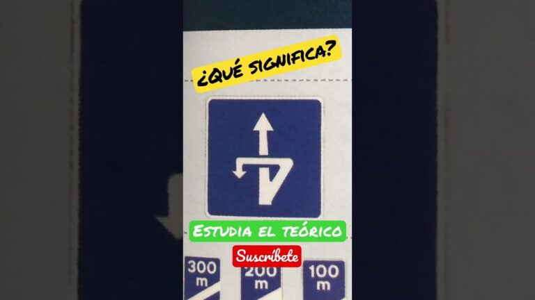 señal cambio de sentido al mismo nivel