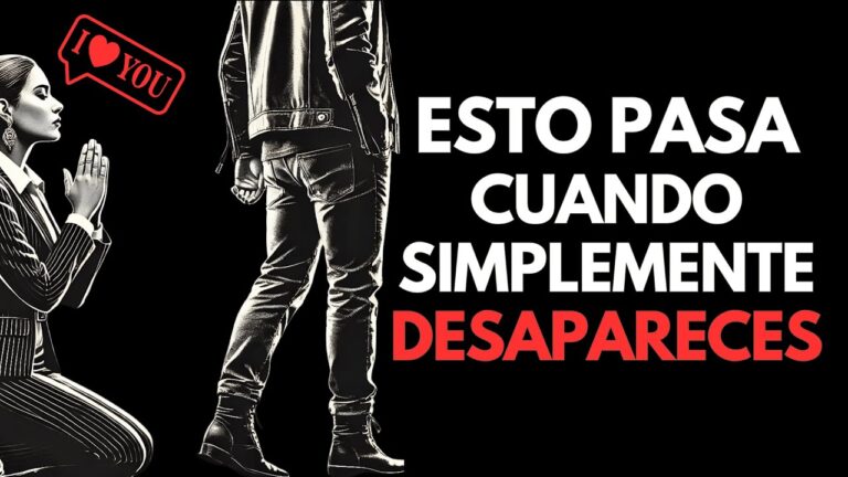 si un hombre desaparece no lo busques