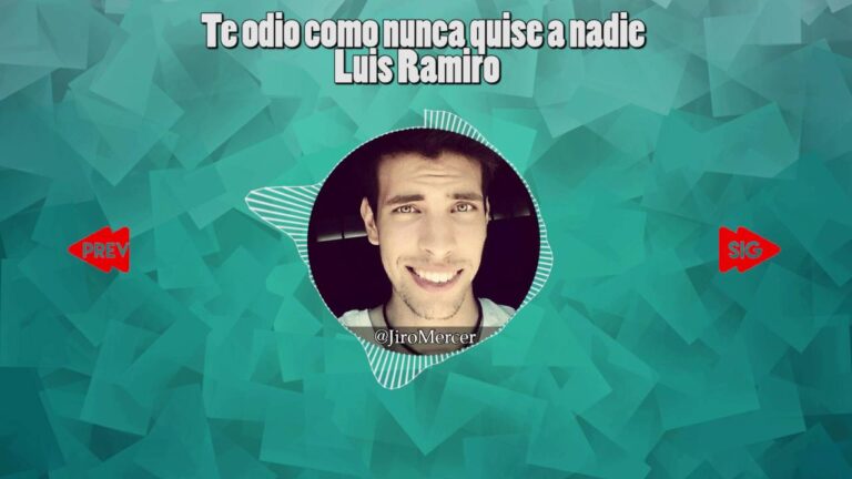 te odio como nunca quise a nadie